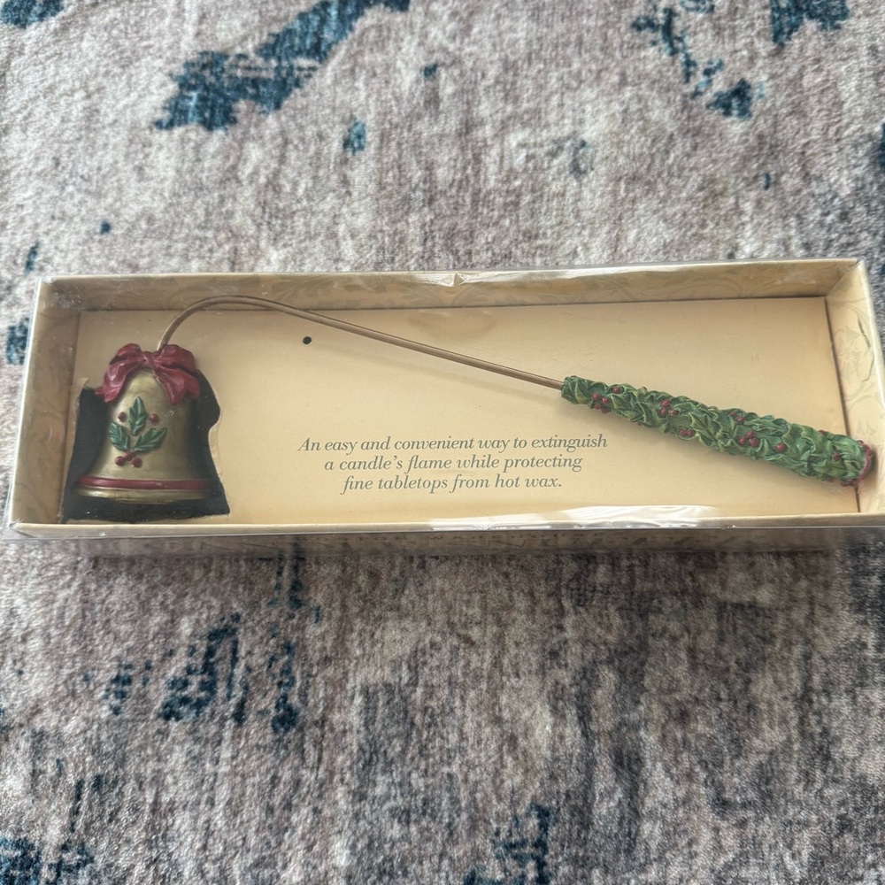 Boston Warehouse Candle Snuffer 1998 Christmas Bell Holiday